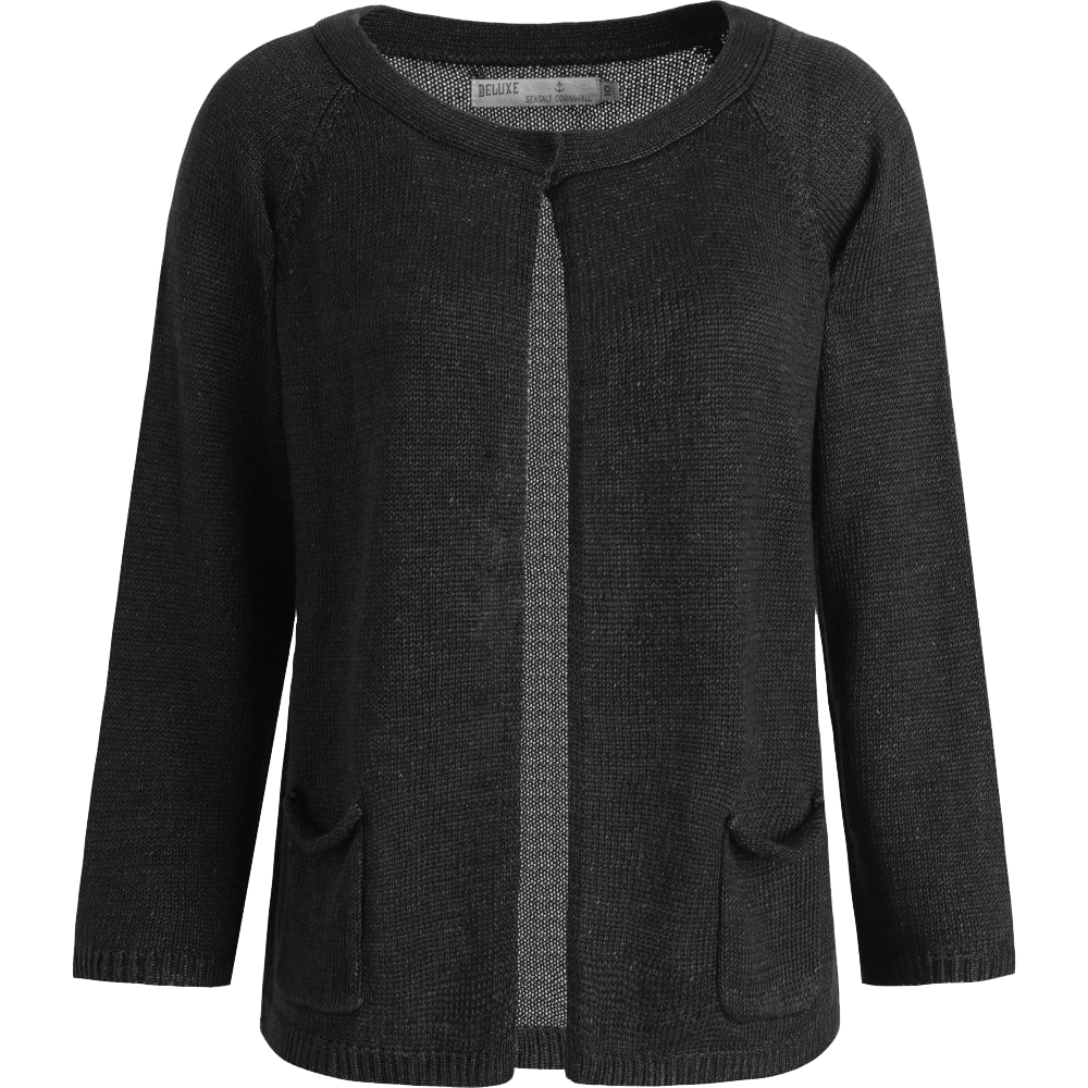 A cozy ladies' flat-knit sweater, perfect for everyday comfort and style.